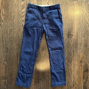 Crew Cuts Boy Slim Pant Chino Flex | size 12 | Blue